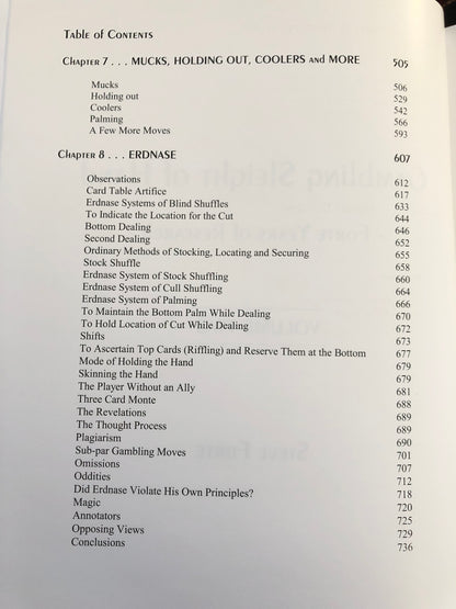 Gambling Sleight of Hand: Forte Years of Research - Steve Forte - SIGNED