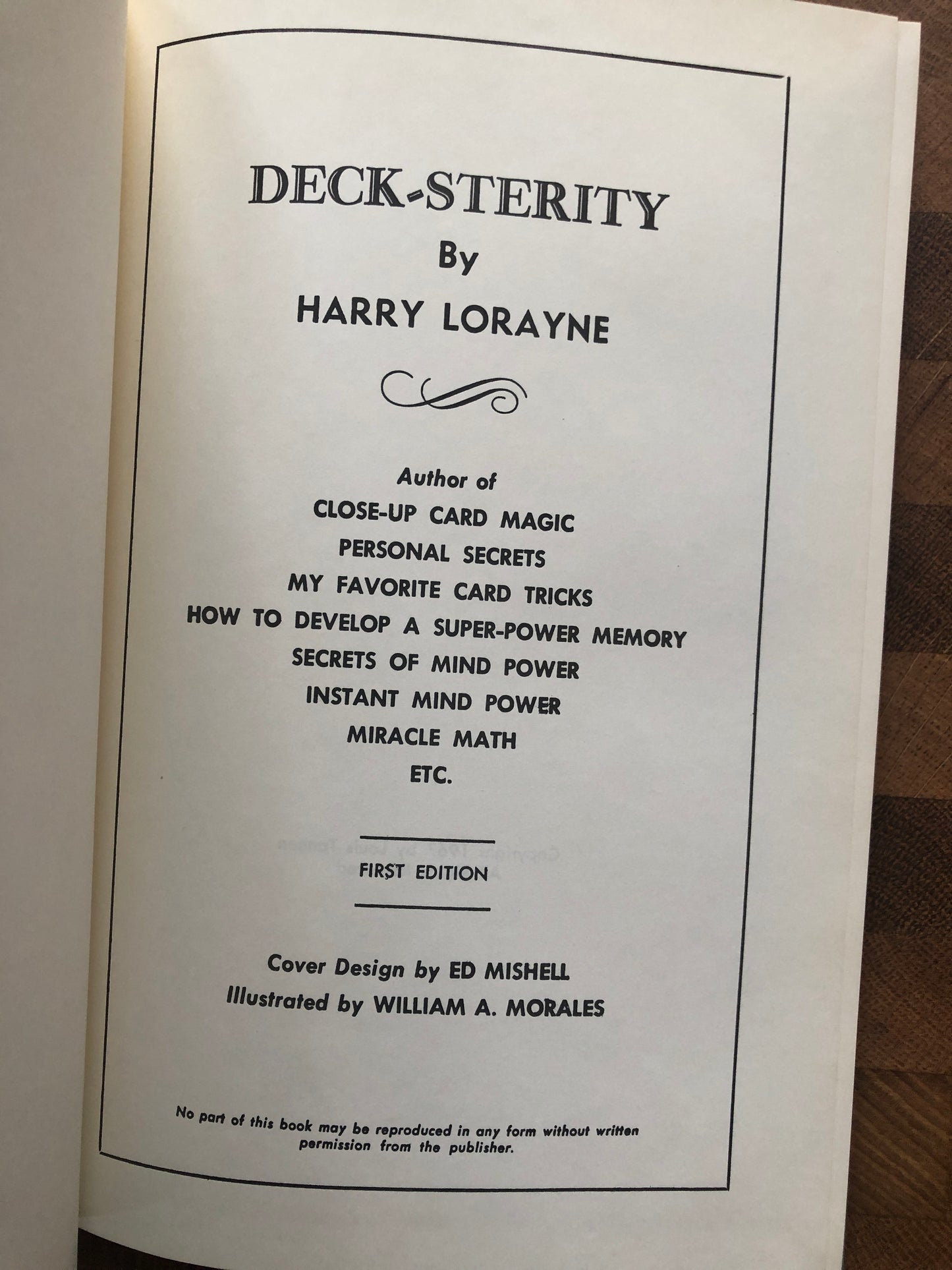 Deck-Sterity - Harry Lorayne