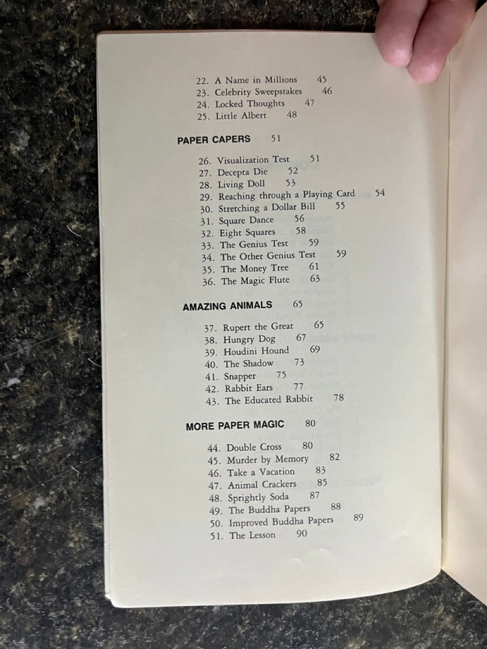 Self-Working Paper Magic - Karl Fulves