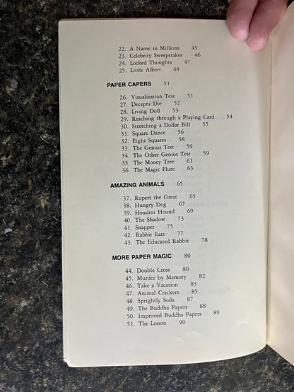 Self-Working Paper Magic - Karl Fulves