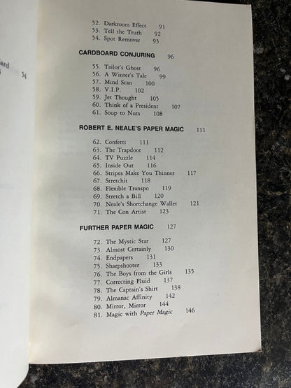 Self-Working Paper Magic - Karl Fulves