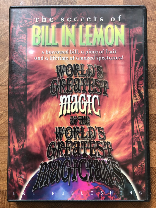 TWGM - The Secrets of Bill in Lemon - DVD