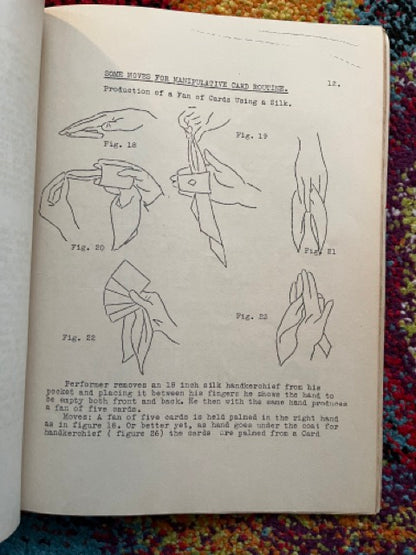 Ireland's New Card And Coin Manipulation 1935 - L.L. Ireland