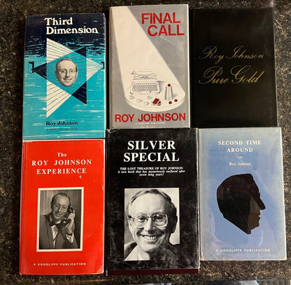 Roy Johnson Group of 6 Hardcover Books (1 copy SIGNED)