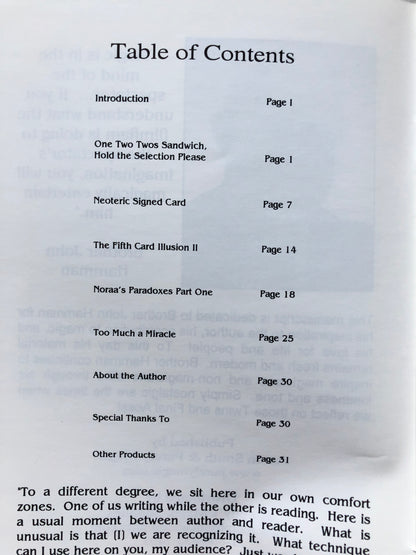 Methodical: Five Essays, Each Including a Trick, written & Illustrated by Aaron Smith
