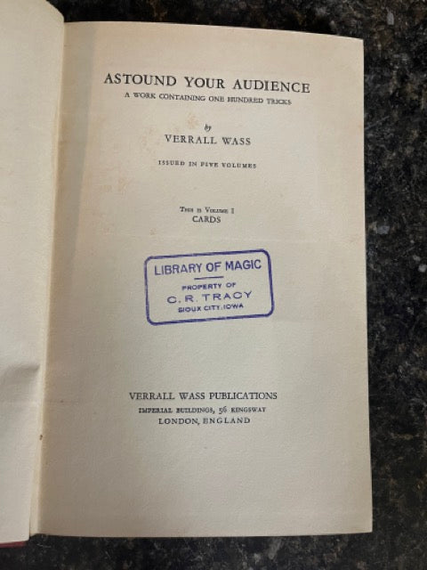 3 Book Set - Verrall Wass