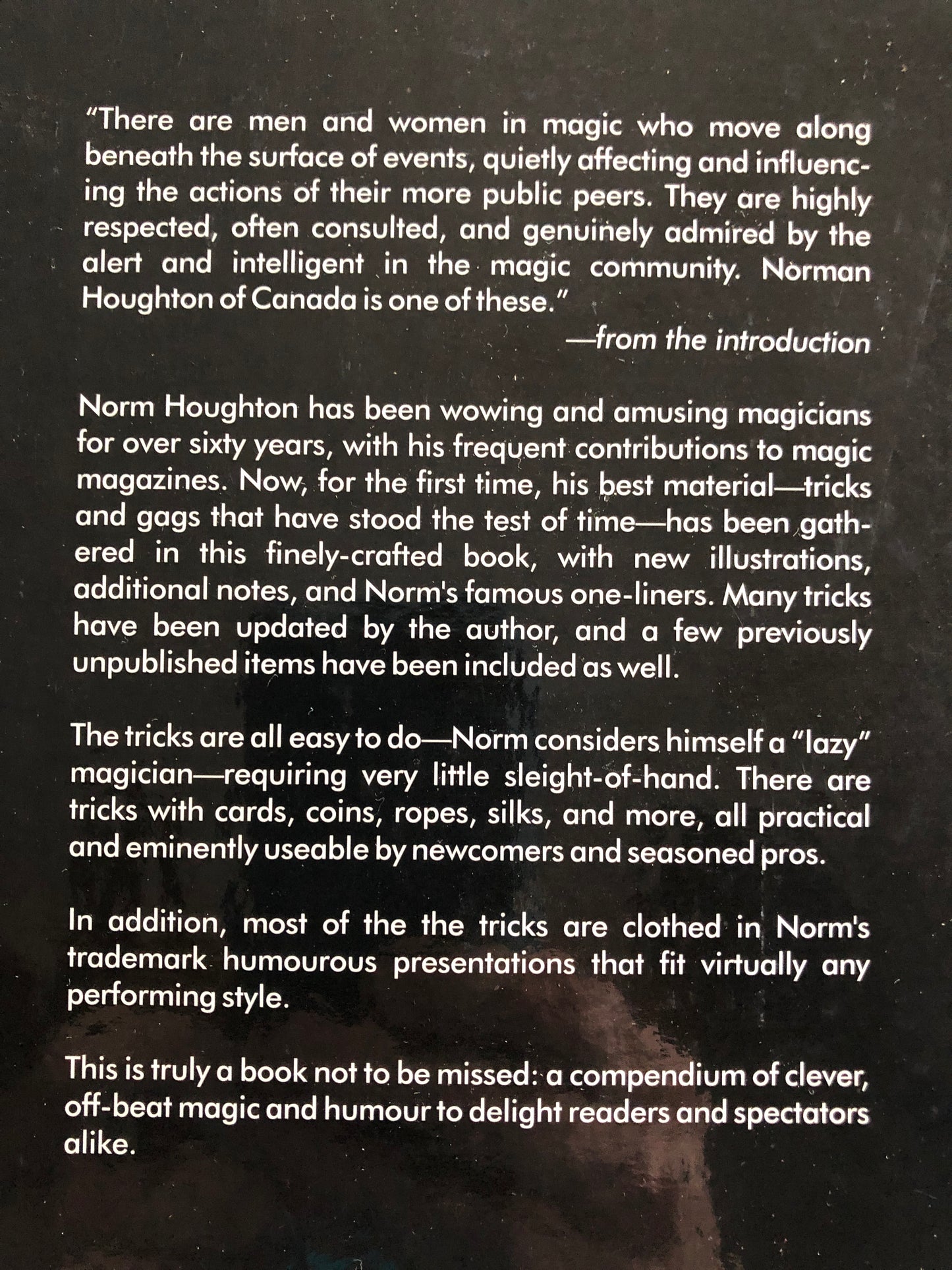Wit & Wizardry - The Magic of Norm Houghton