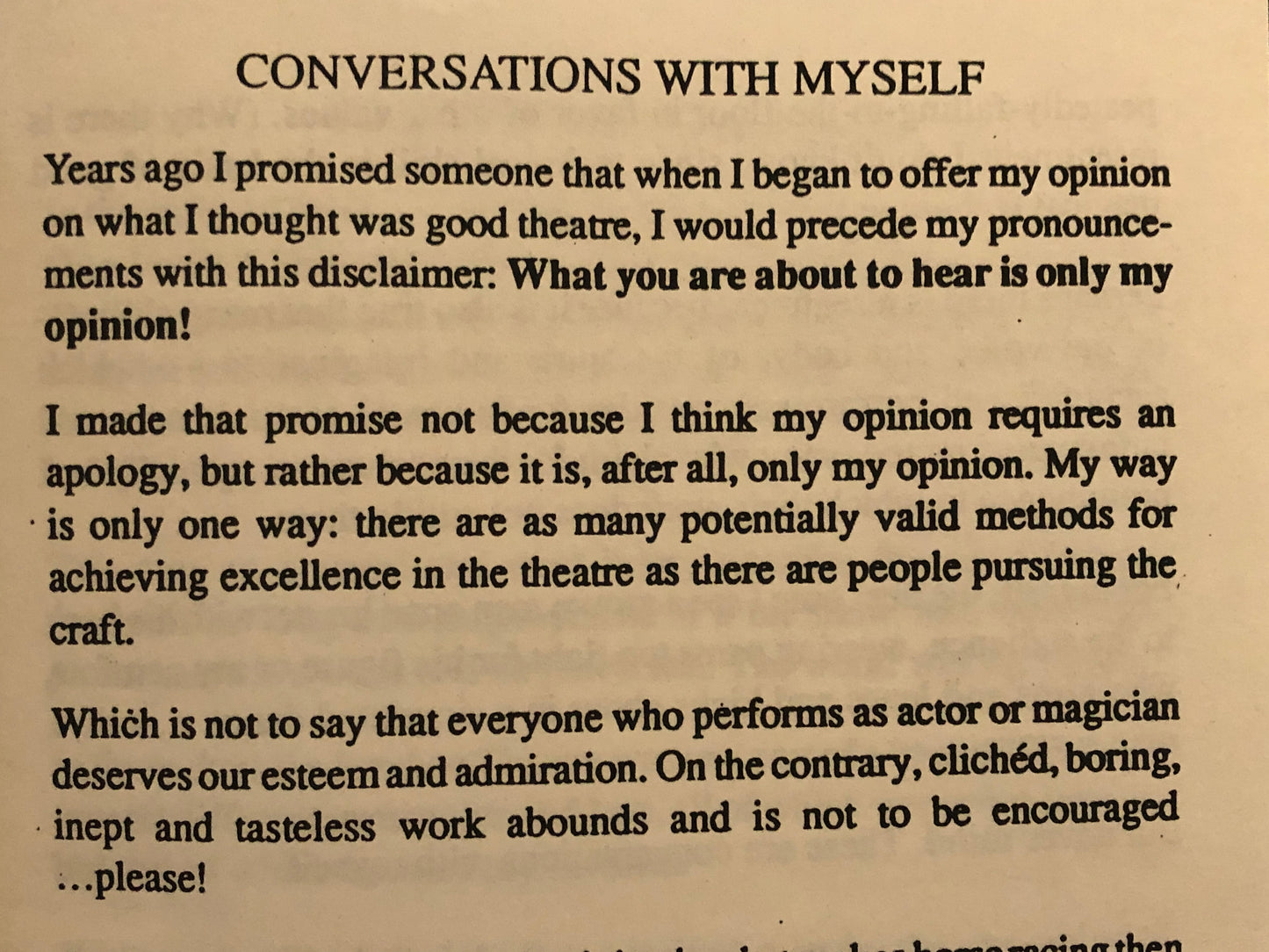 Conversations With Myself - Max Howard