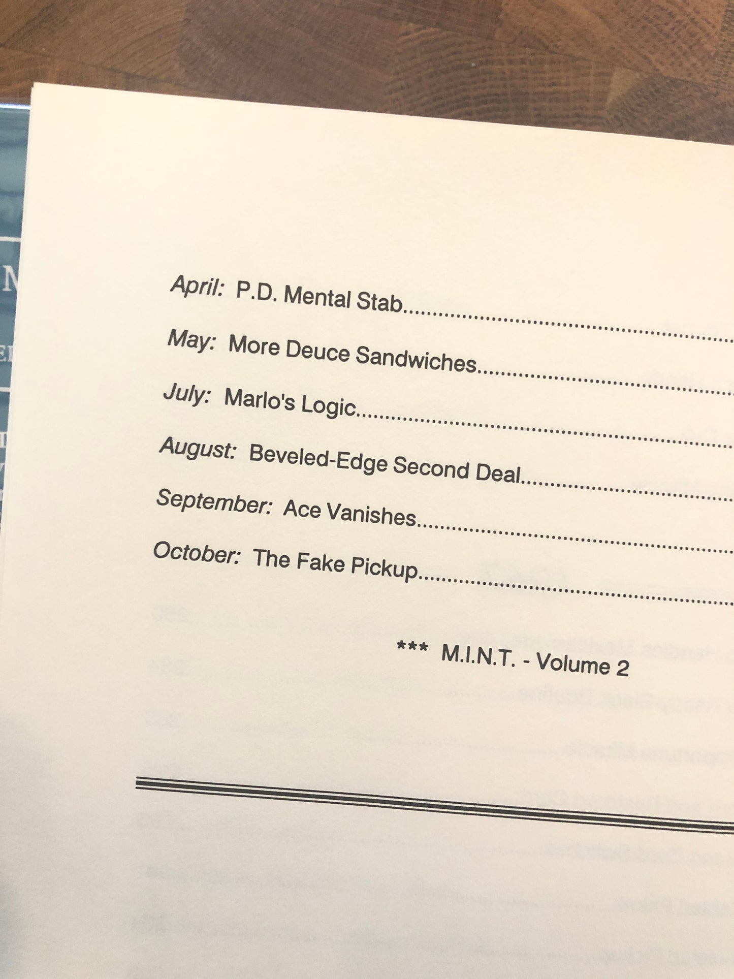 M.I.N.T. - Marlo in New Tops - Vols. 1 & 2