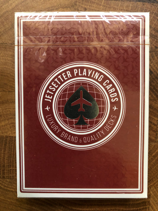 Jetsetter Premier Edition Restricted Red Playing Cards (SC1)