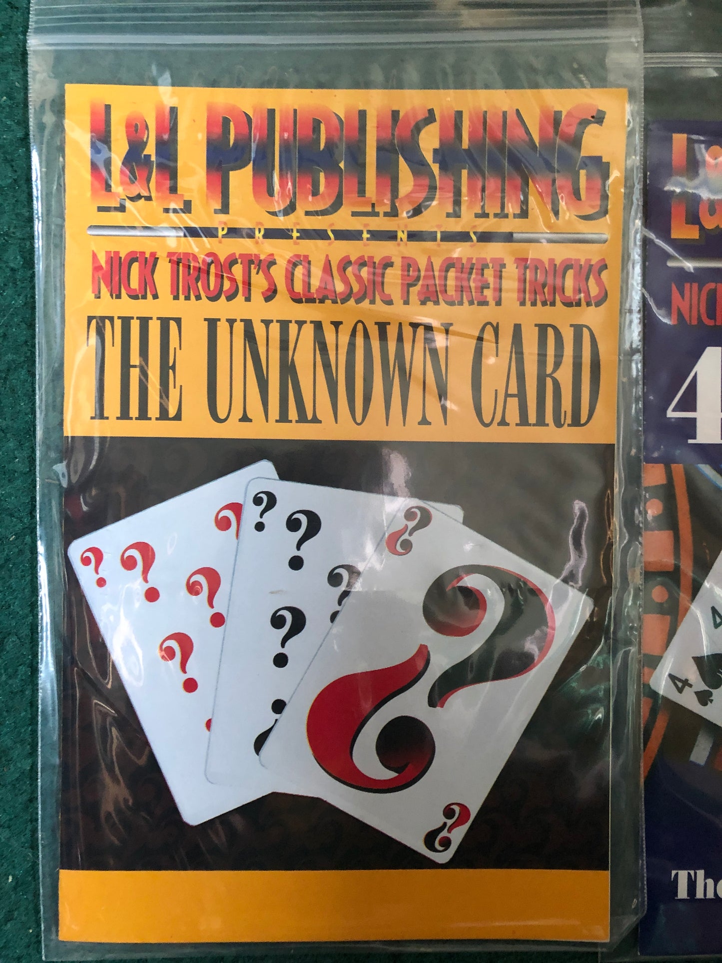 Nick Trost Packet Trick Lot (7 Packet Tricks, All NEW) (SM1)