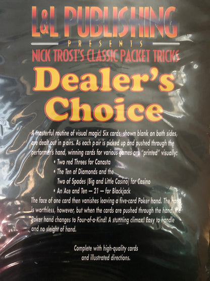 Nick Trost Packet Trick Lot (7 Packet Tricks, All NEW) (SM1)