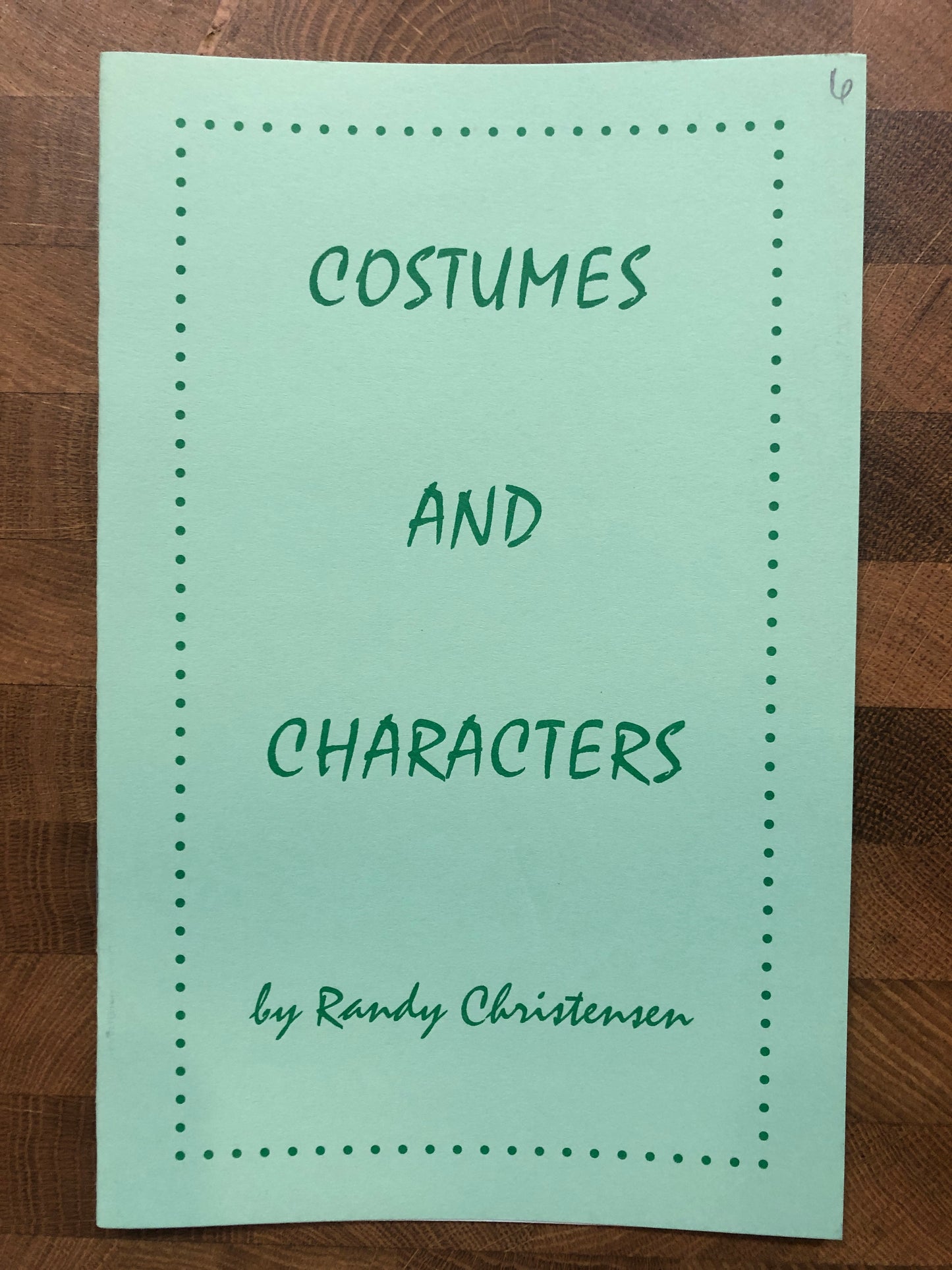 Costumes & Characters - Randy Christensen