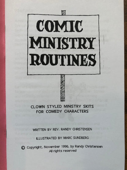 Comic Ministry Routines - Randy Christensen