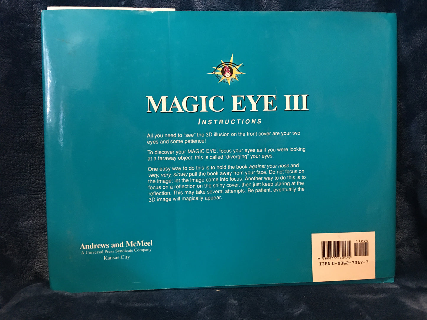 Magic Eye Books, 3 Different Volumes - N.E. Thing Enterprises