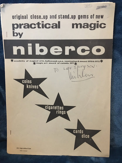 NEW PRACTICAL MAGIC BY NIBERCO: Original Close-Up and Stand-Up Gems - Niberco