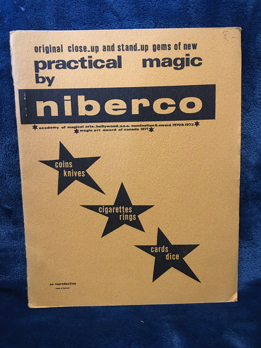 NEW PRACTICAL MAGIC BY NIBERCO: Original Close-Up and Stand-Up Gems - Niberco