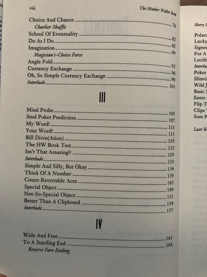 The Himber Wallet Book - Harry Lorayne