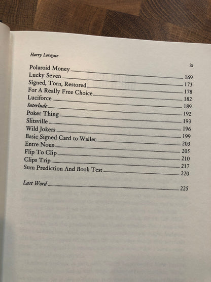 The Himber Wallet Book - Harry Lorayne