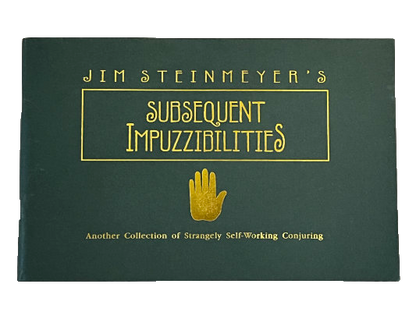 Subsequent Impuzzibilities - Jim Steinmeyer
