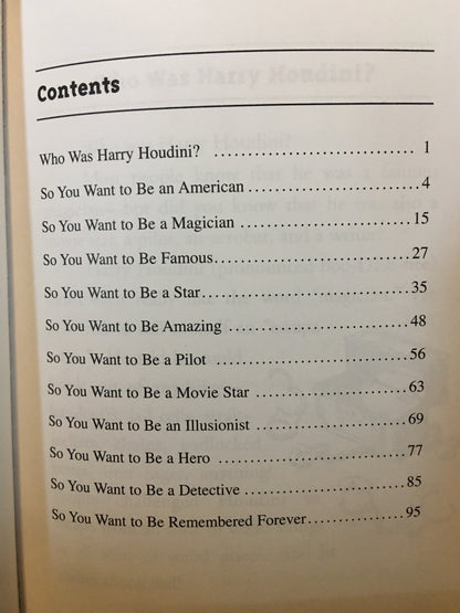 Who was Harry Houdini? - Tui T. Sutherland