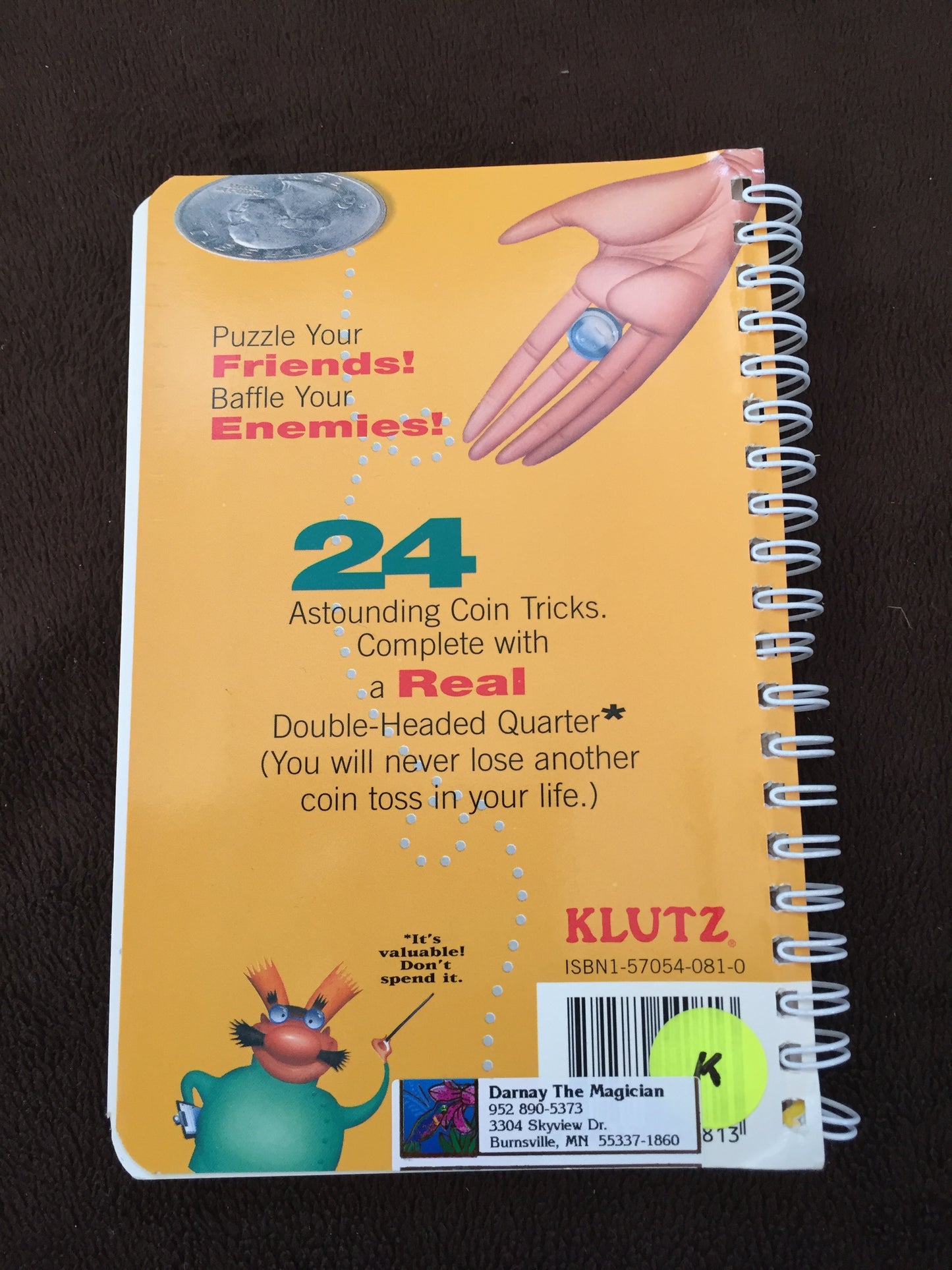 Klutz Book of Coin Magic