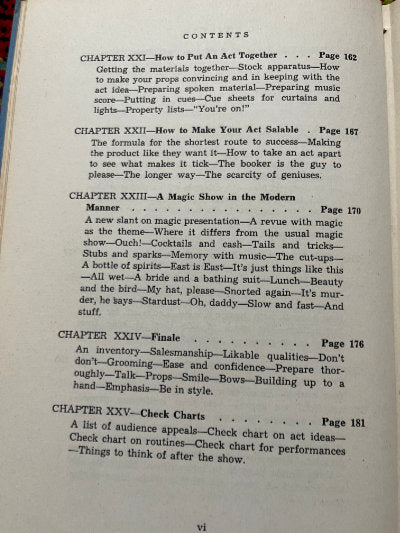 Showmanship for Magicians - Dariel Fitzkee (1st edition)