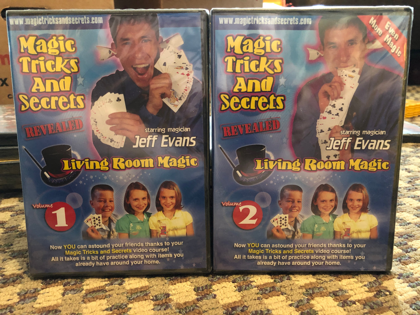 Living Room Magic Vols 1 & 2 - Jeff Evans - DVDs