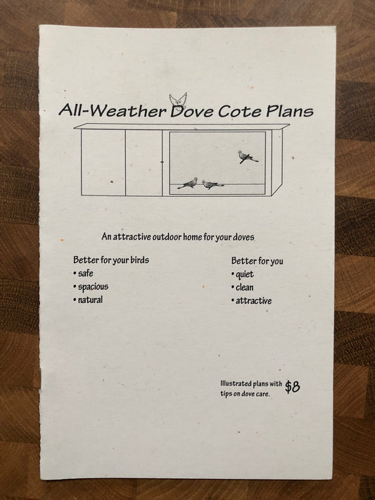All-Weather Dove Cote Plans - Gordon R. Meyer