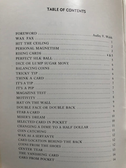 Wax Fax: A Compilation of Trix & Effex with Wax - Ed Mishell