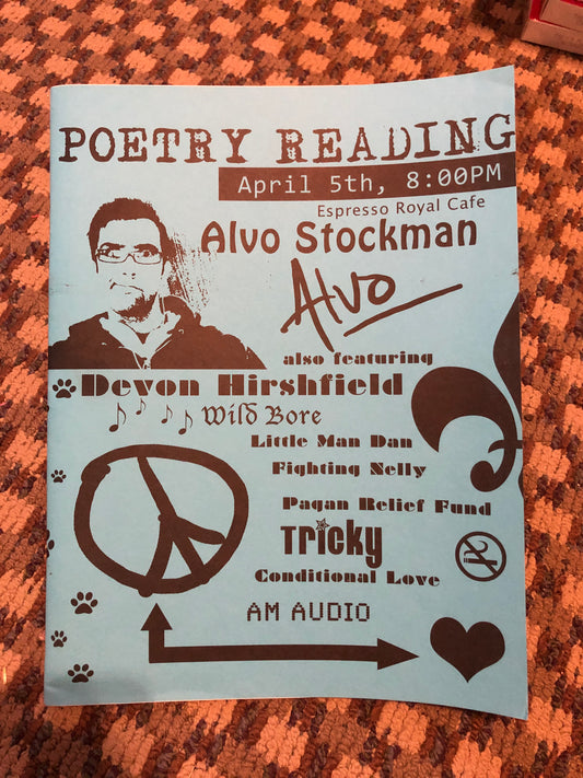 Poetry Reading - Alvo Stockman