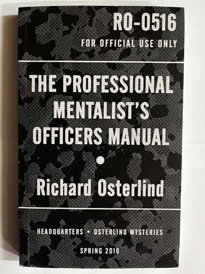 The Professional Mentalist's Officers Manual - Richard Osterlind