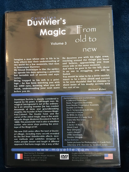 Duvivier's Magic: From Old To New - Vol 3 - Dominique Duvivier