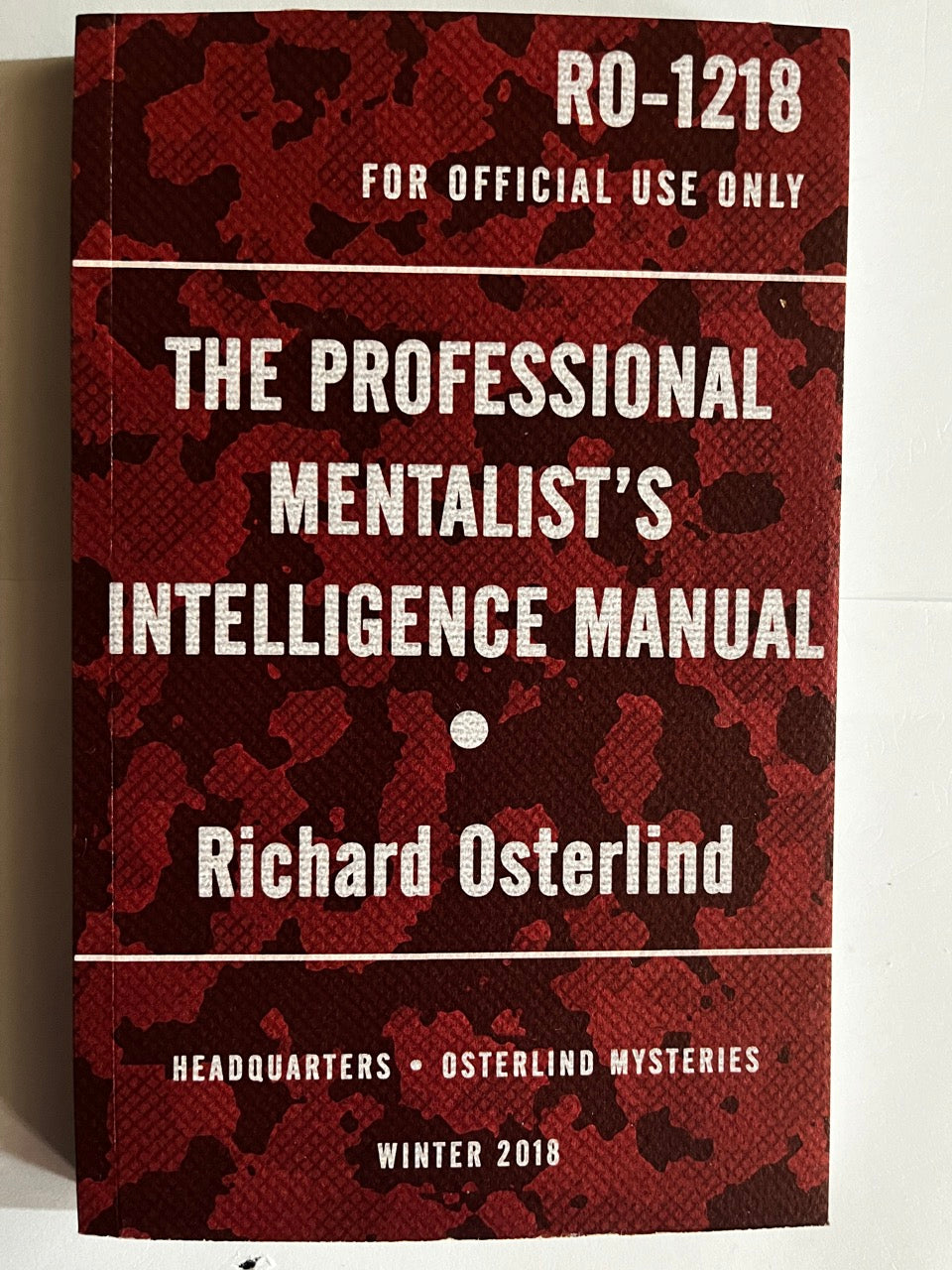The Professional Mentalist's Intelligence Manual - Richard Osterlind