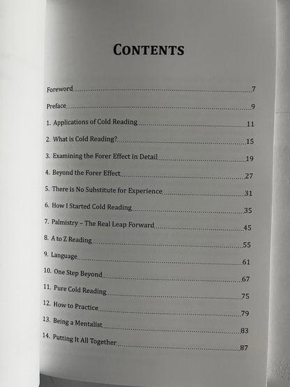 Cold Reading: The Osterlind Approach - Richard Osterlind
