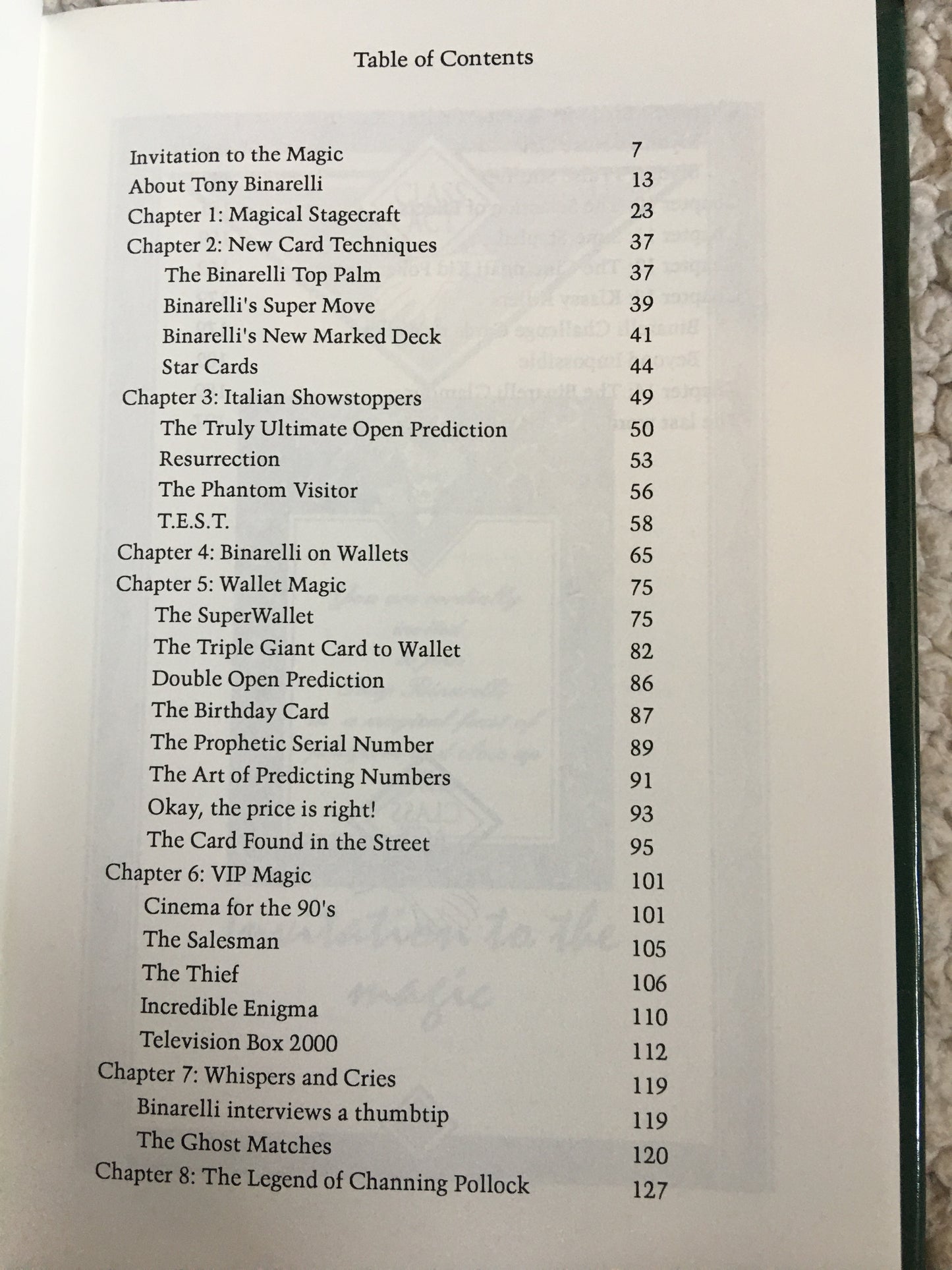 Class Act: The Magic Of Tony Binarelli - Gary Ouellet