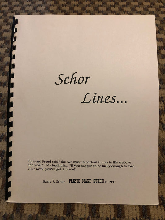 Schor Lines... - Barry S Schor
