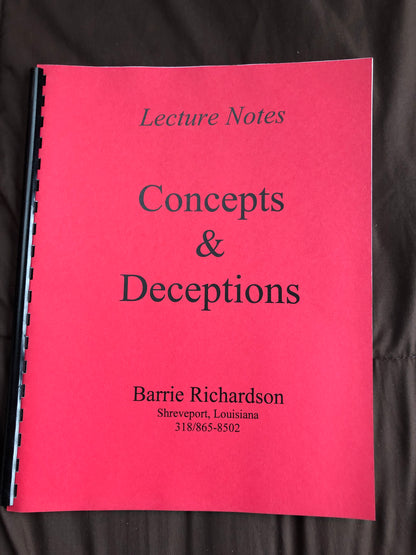 Concepts & Deceptions - Barrie Richardson