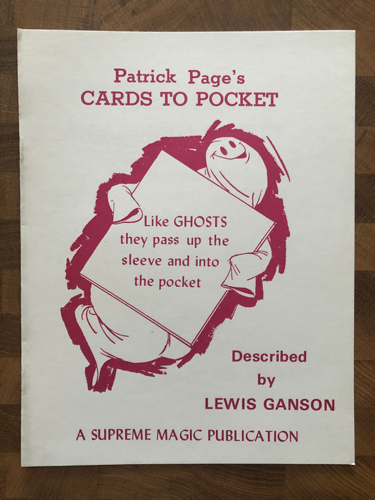 Patrick Page's Cards To Pocket - Lewis Ganson
