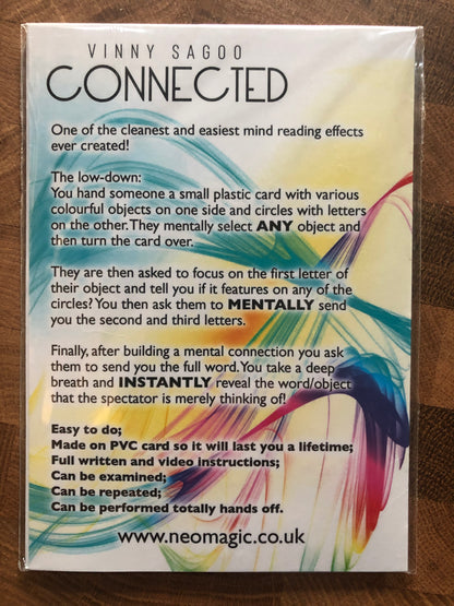 Connected (Pocket Mentalism Card) - Vinny Sagoo (SM2)