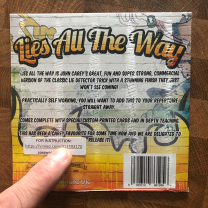 Lies All The Way - John Carey - DVD + Custom Cards (SM2)