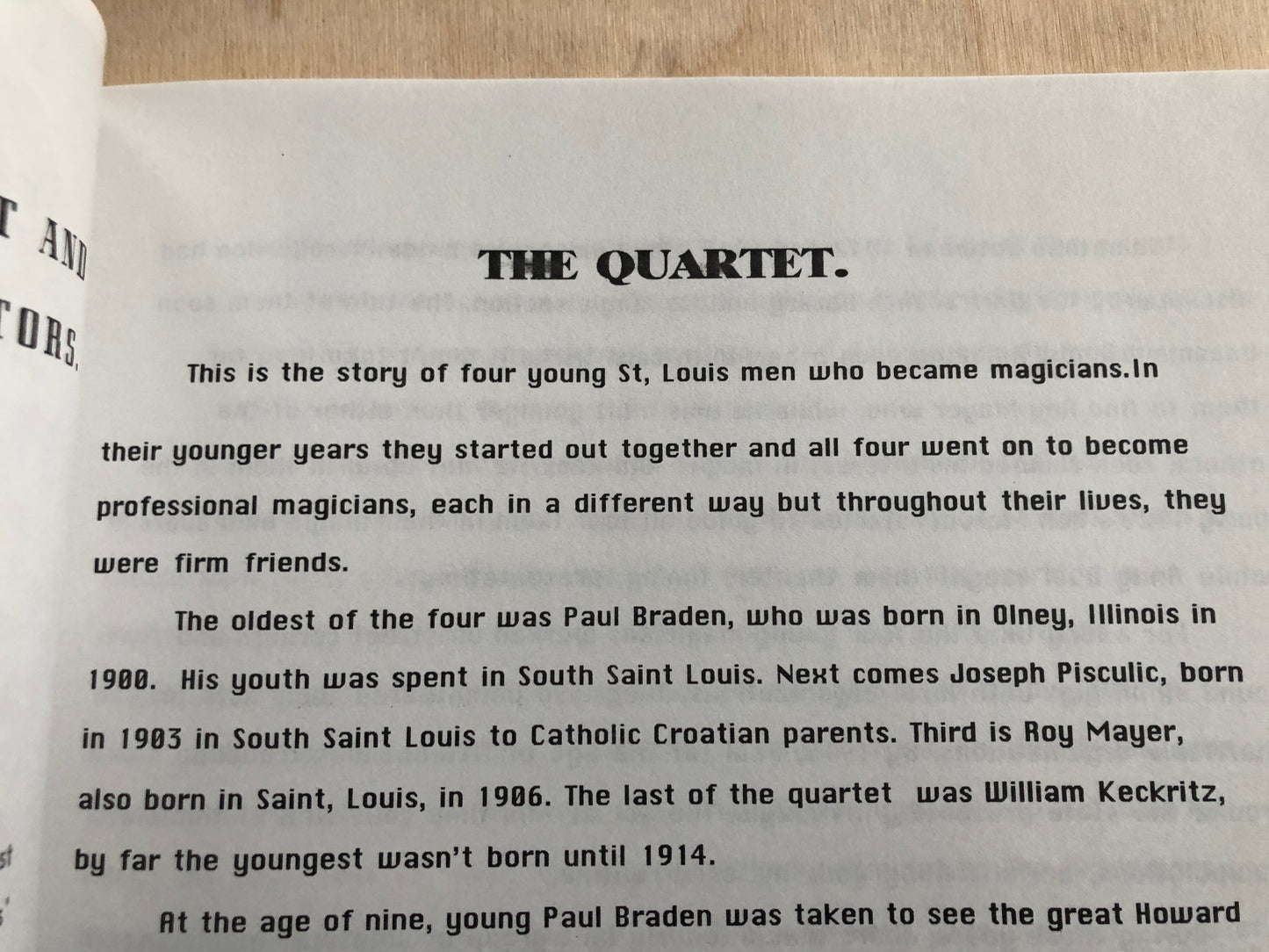 The Quartet - Roger Linden