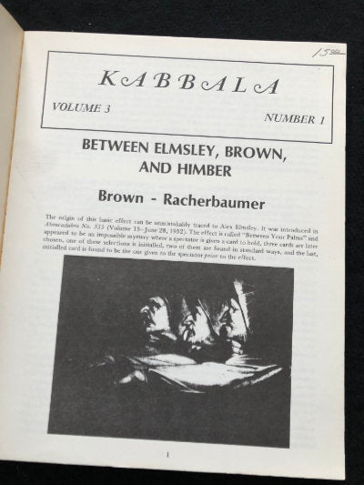 Kabbala Vol.3 - Jon Racherbaumer