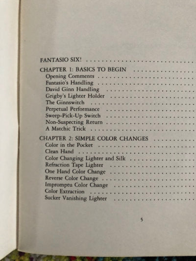 Fantasio Book 6 - Color Changing Lighter