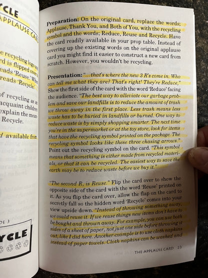 Recycling the Magical Way - Michael Rappa – Don's Magic & Books