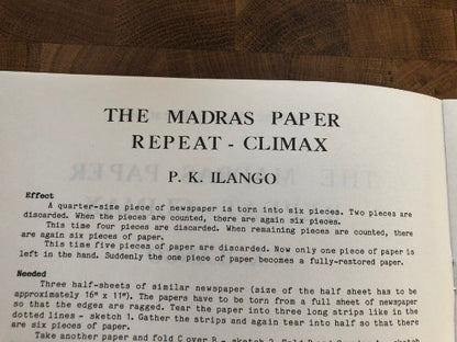 The Madras Paper Repeat Climax - P.K. Ilango