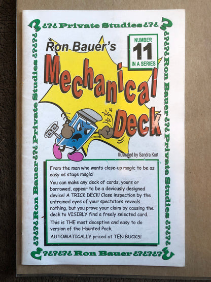 Mechanical Deck - Ron Bauer Private Studies #11
