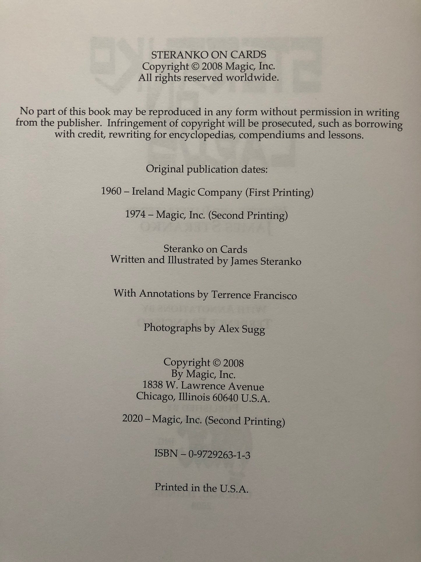 Steranko on Cards - James Steranko (HC)