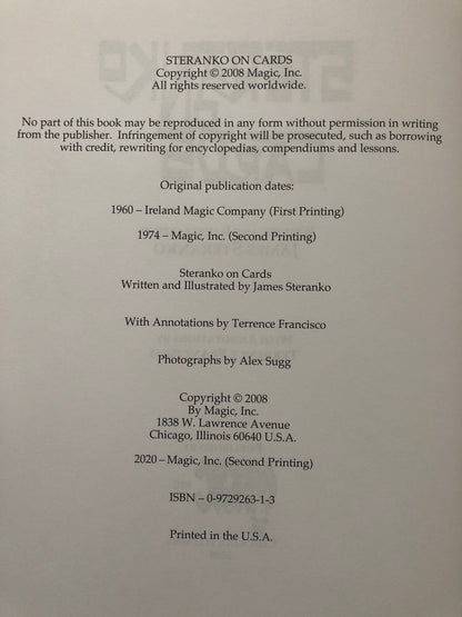 Steranko on Cards - James Steranko (HC)