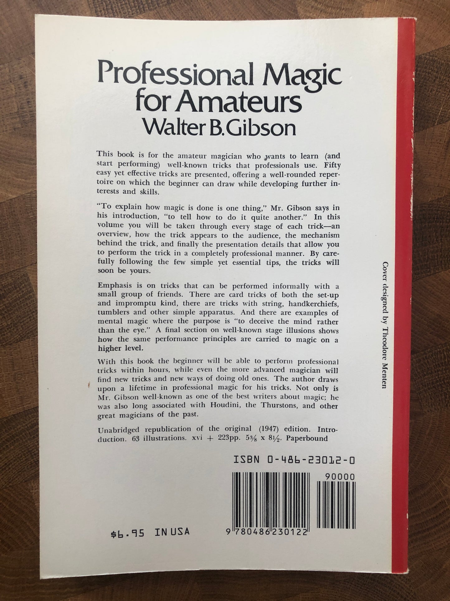 Professional Magic for Amateurs - Walter Gibson